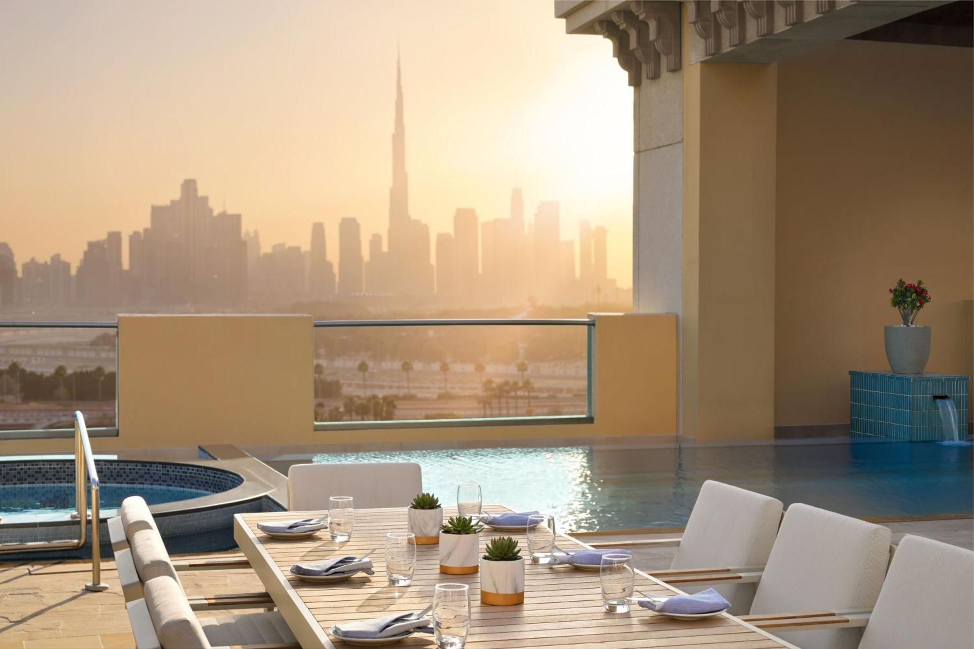 Marriott Hotel Al Jaddaf Dubai Eksteriør billede The Address Downtown Dubai